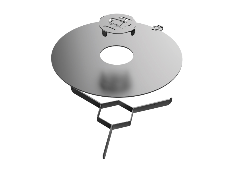Stalen grillplaat - plancha - Ø 70 cm