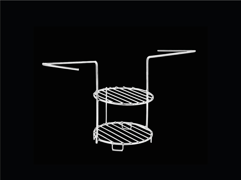 2-laags RVS grillrooster S - Ø 17 cm