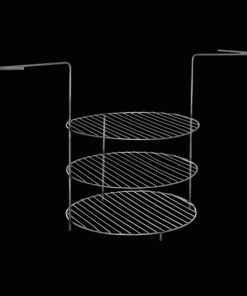 3-laags RVS grillrooster XL - Ø 33 cm