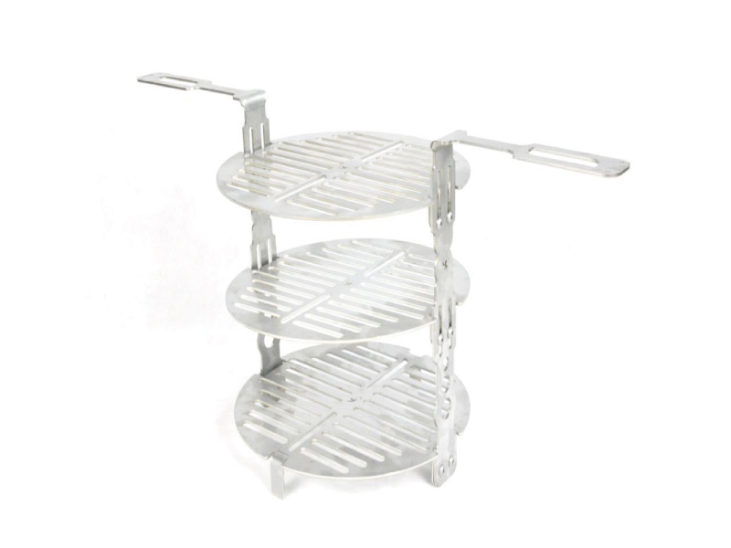 Premium 3-laags RVS grillrooster M - Ø 21 cm